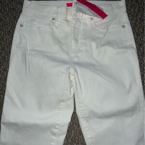 NWT Lilly Pulitzer South Ocean High Rise Skinny Jeans Resort White 2